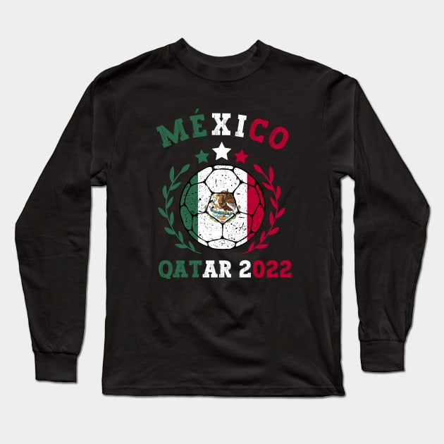 Mexico Futbol Long Sleeve T-Shirt by footballomatic